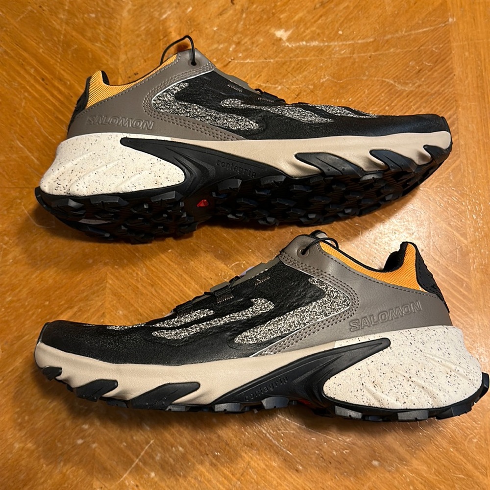 Men’s Salomon Speedverse PRG Brown Marmalade Trail Running Outdoor Sneakers Sz 8